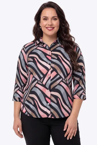 Cămașă cu modele colorate